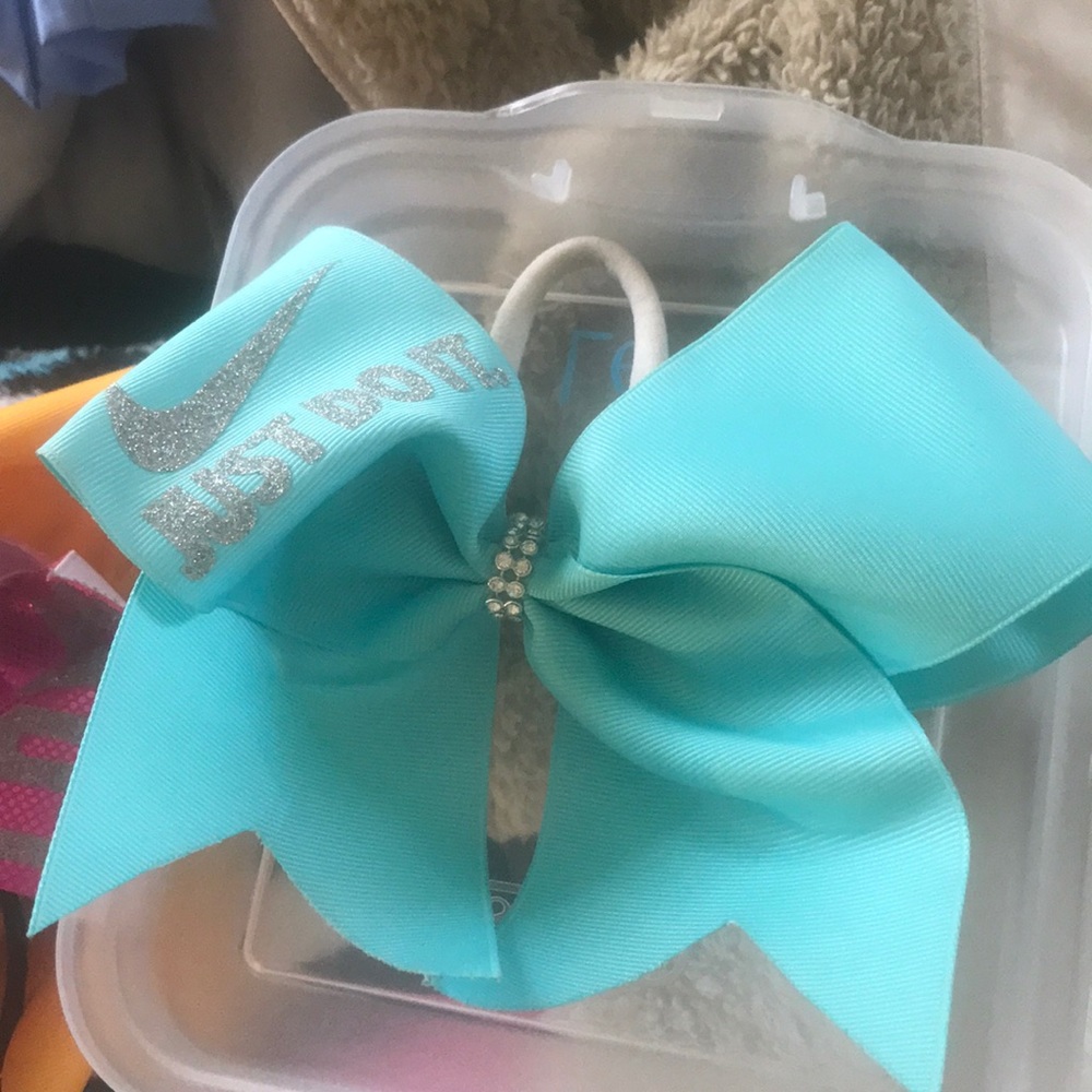 JUST DO IT cheer bow